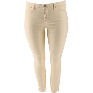 NWT NYDJ AMI SKINNY ANKLE RAW CUFF JEANS‎ COLOR MARIGOLD 16